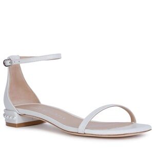 Stuart Weitzman Nudistcurve Pearl Flat Sandal